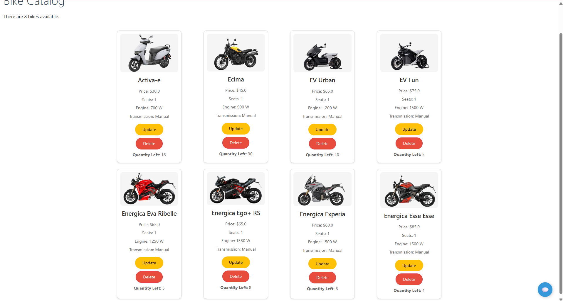 EcoBike Catalog Page 2